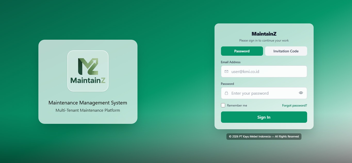 MainTENZ – Maintenance System